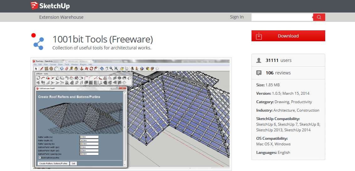 sketchup plugins