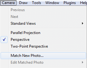 Photo Matching in Sketchup