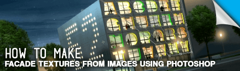 Make Facade Textures from Images Using Photoshop