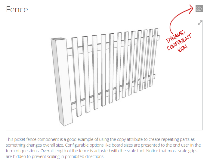 sketchup dynamic component