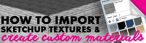 import sketchup textures