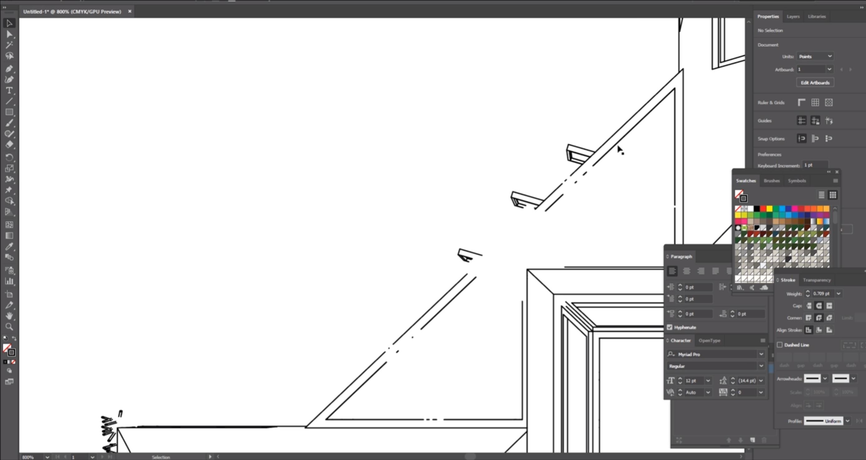 export a DWG with clipped lines