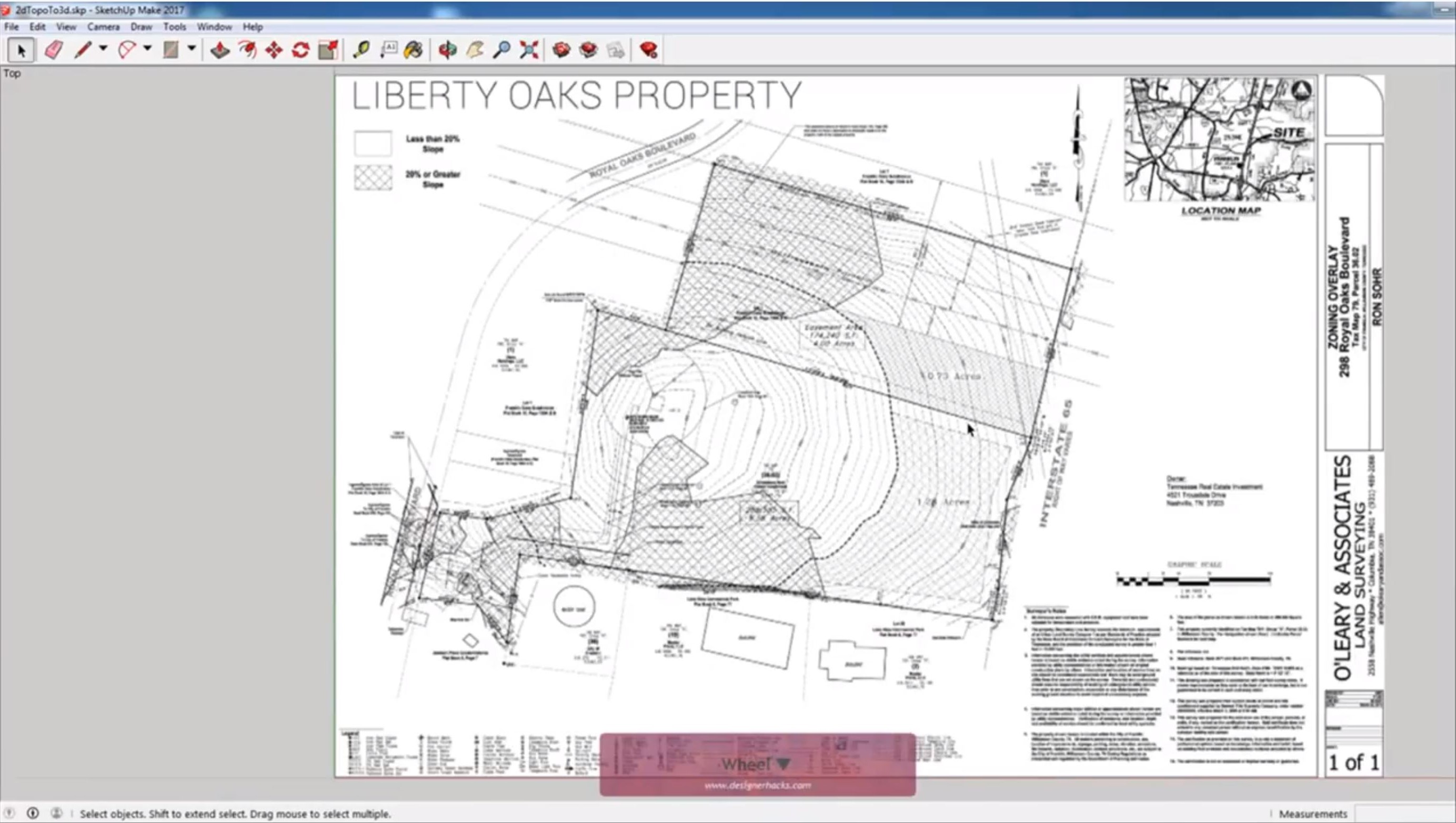 survey to 3D typography