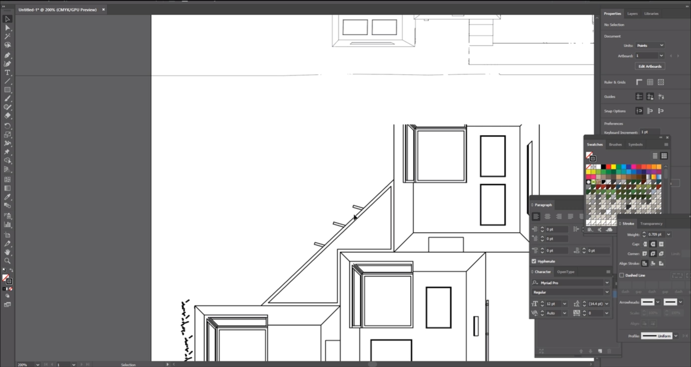 export a DWG in parallel projection