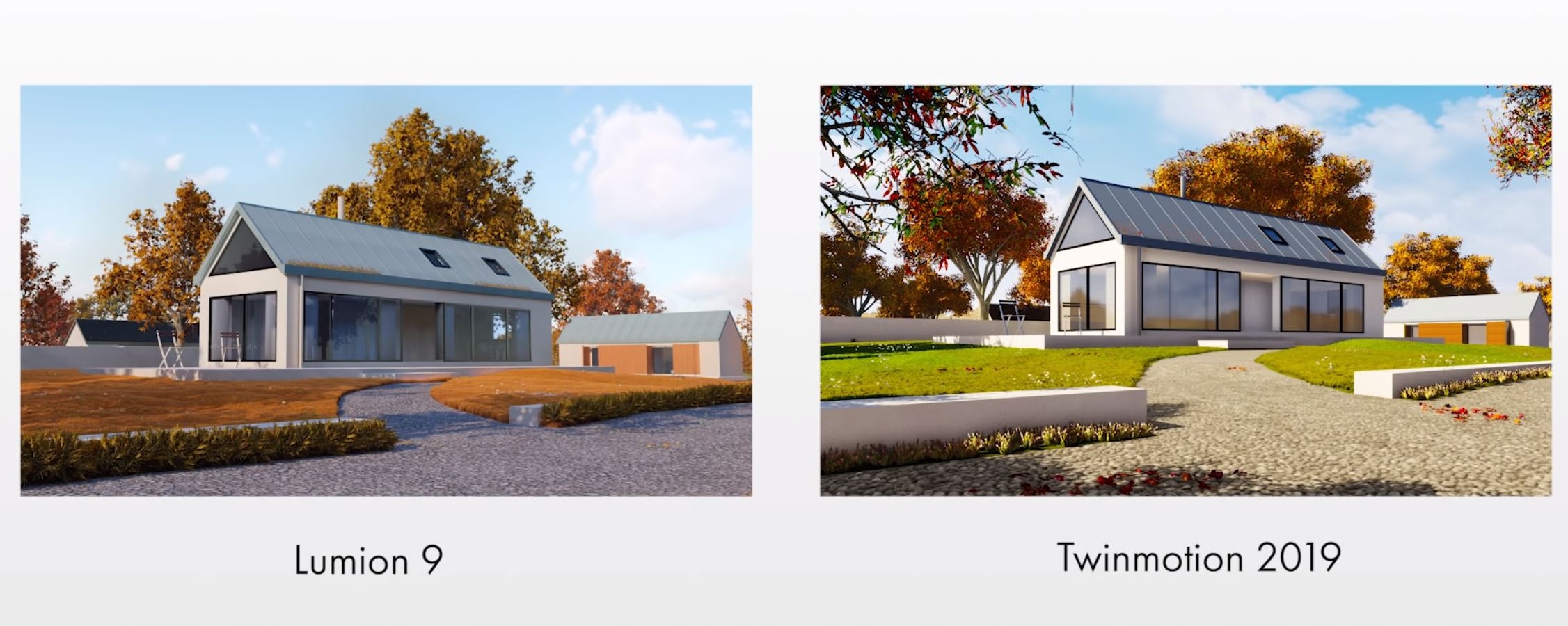 Twinmotion vs Lumion Rendering