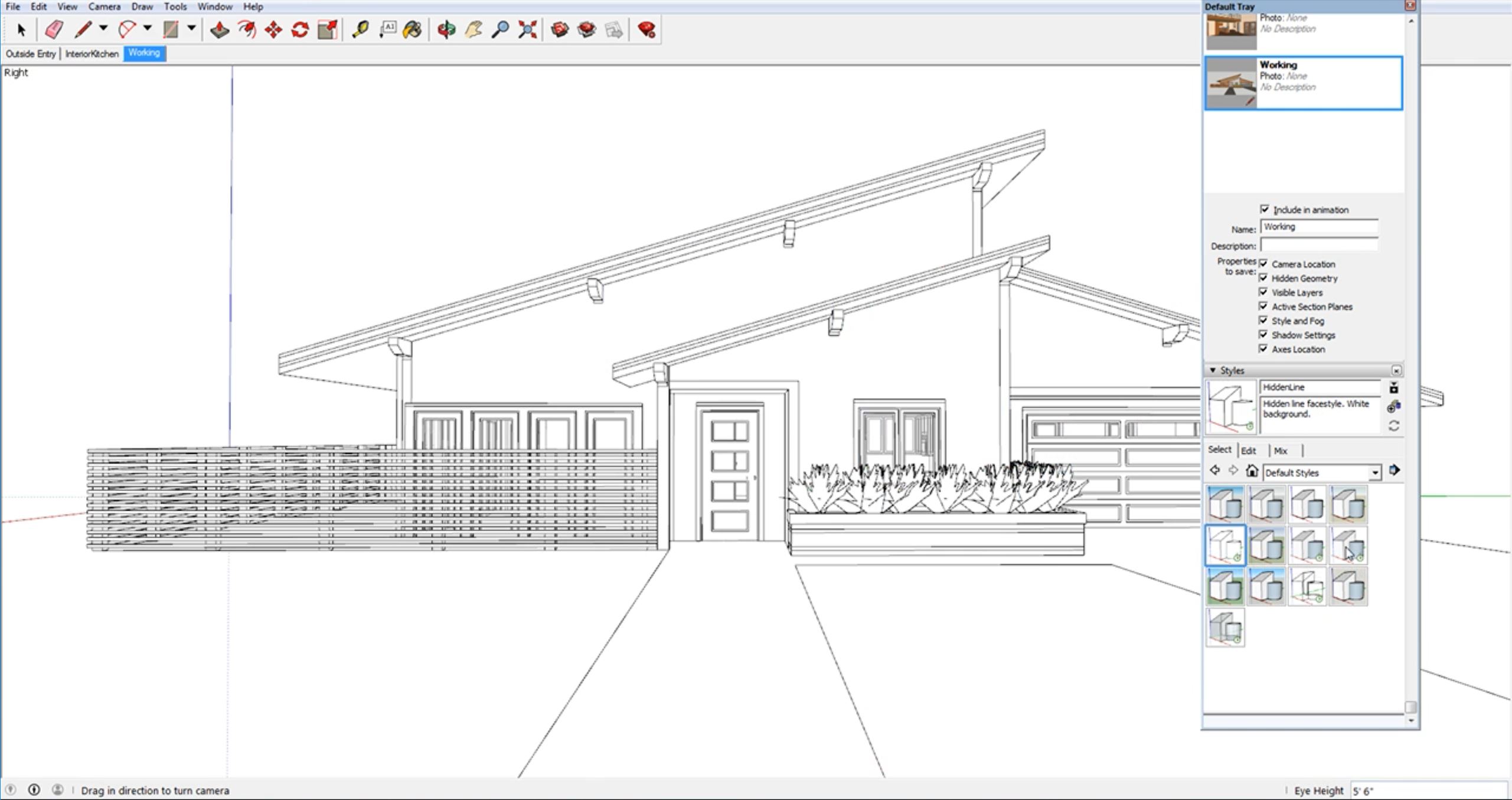 Как из sketchup сделать чертеж