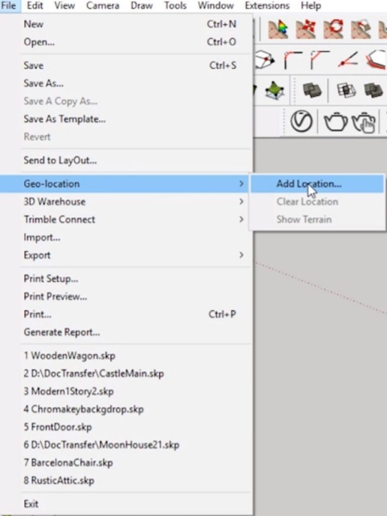 add location to contour map