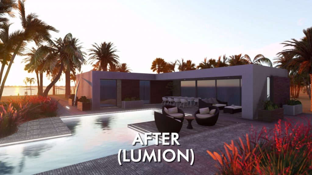 Vray vs Lumion. Lumion Rendering