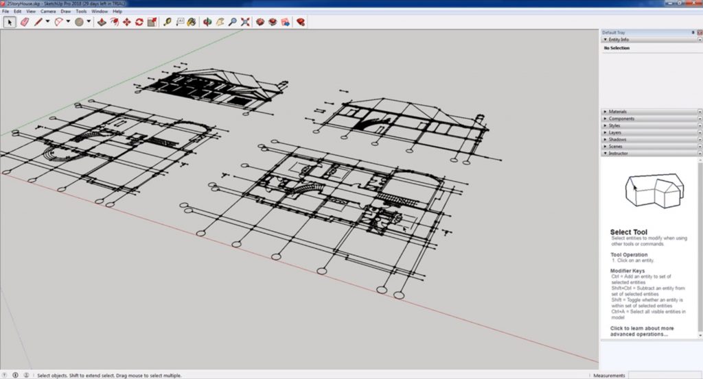 final dwg to sketchup