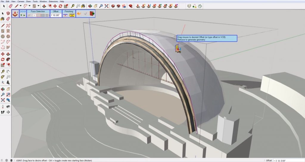 using plugin to push/pull curved surfaces