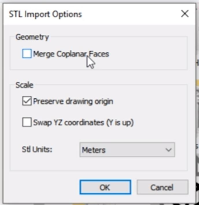 import options from Blender to Sketchup