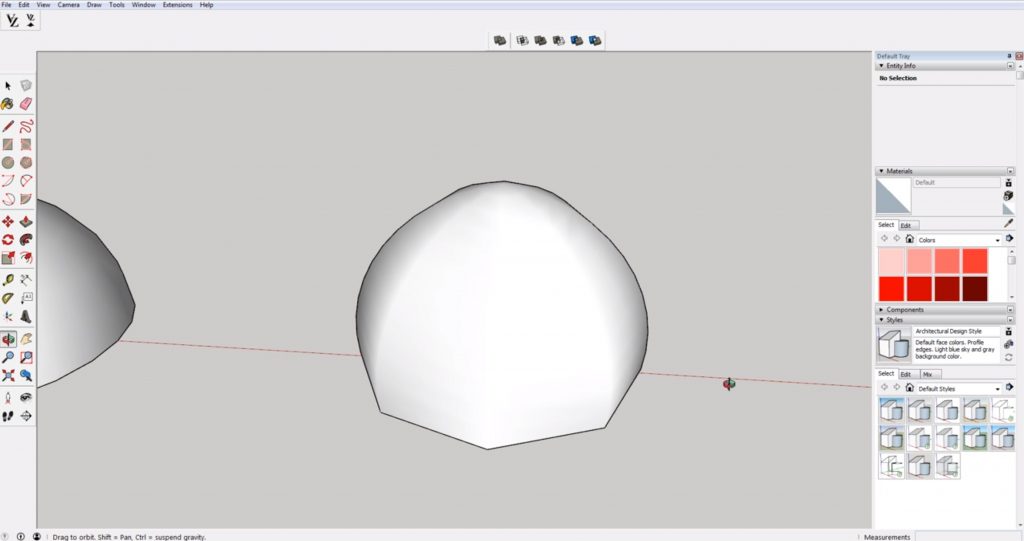 domes in Sketchup with multiple sides