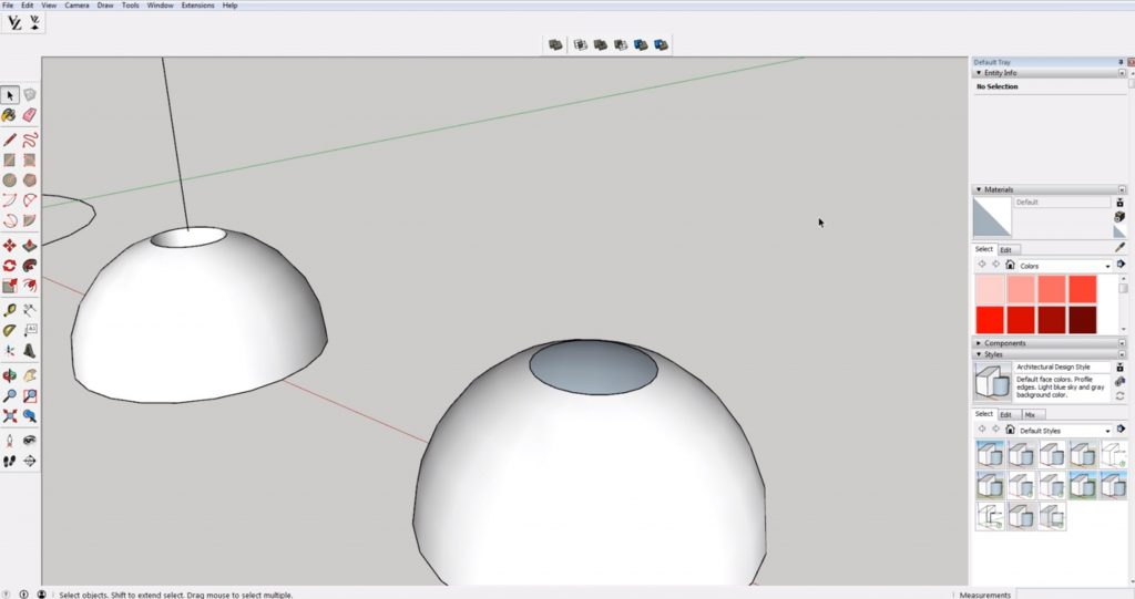 oculus domes in Sketchup