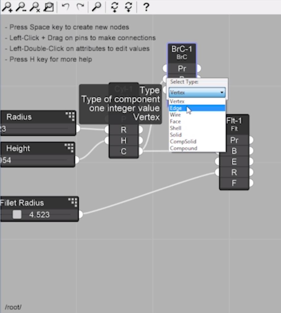 change Brep type for parametric design in Sketchup