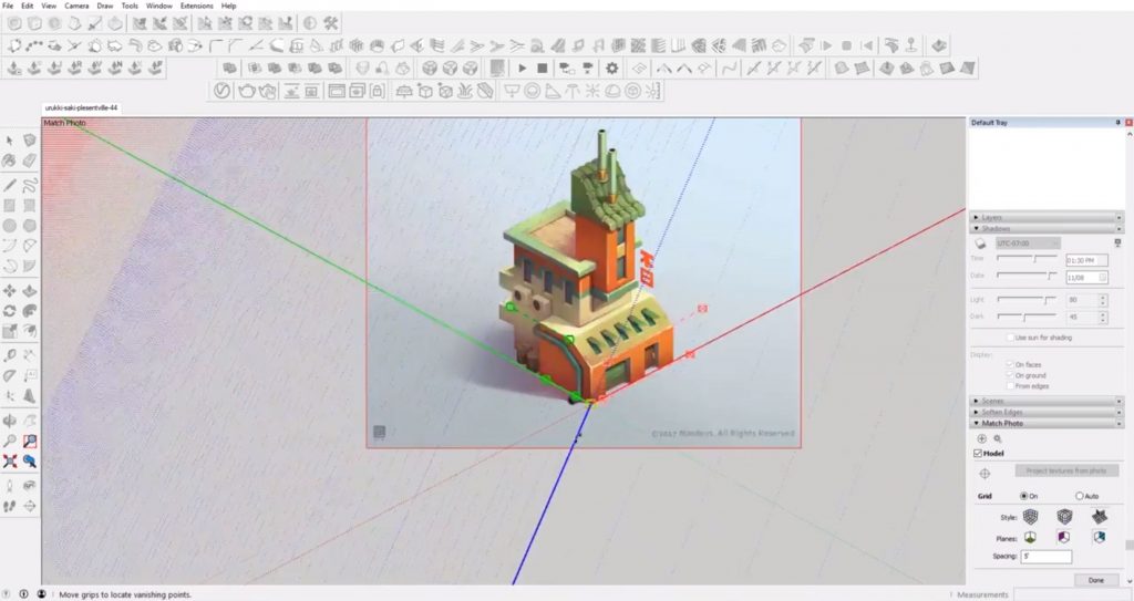 import image to Sketchup speed model