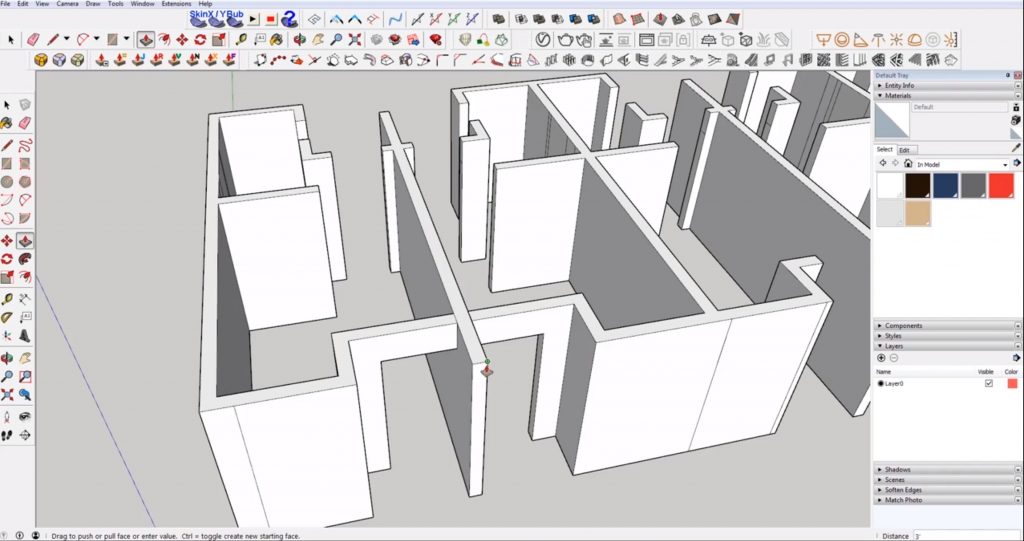 converted DWG to 3D