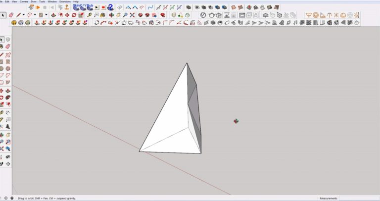 sketchup make face from lines