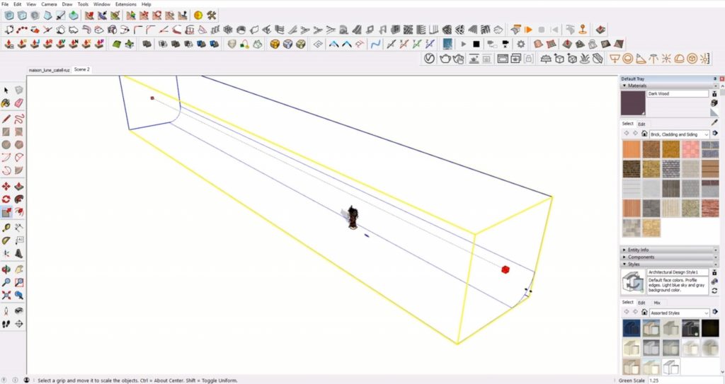 extrude planes for clay render background