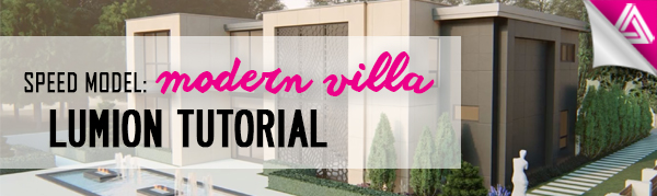 Featured image_Modern Villa Lumion Tutorial