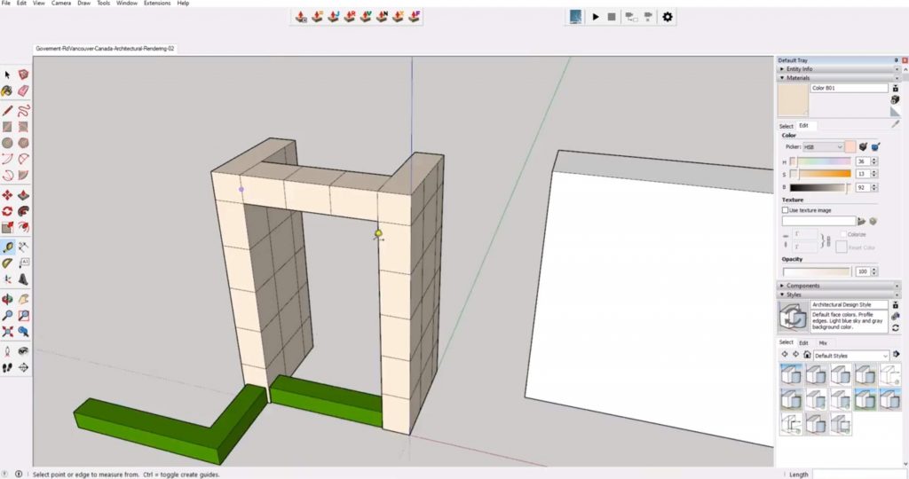 Lumion tutorial step 3: paint surfaces