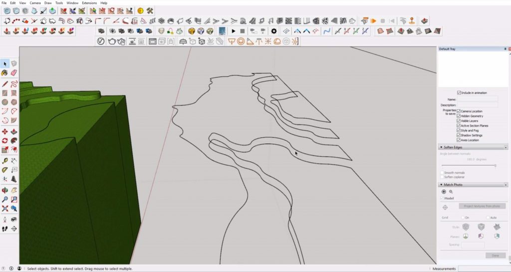 Sketchup 2d план