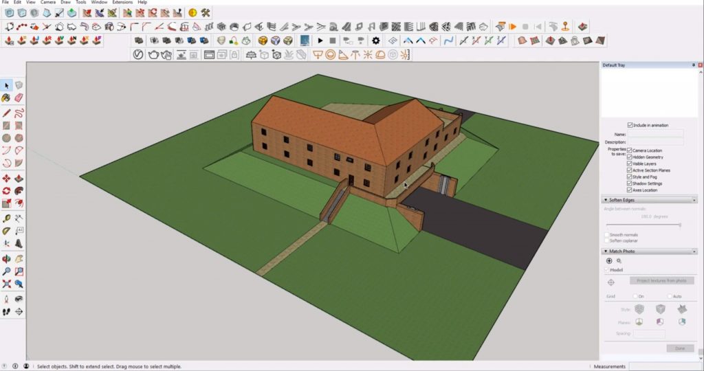 Sketchup site model 2