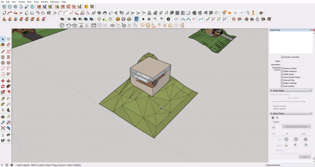 Sketchup site model 3