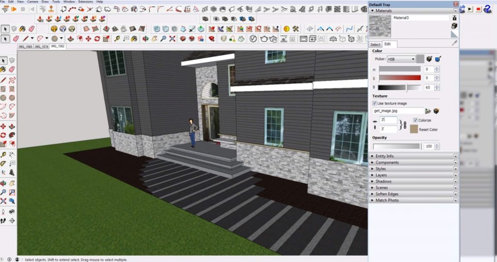 final materials in Sketchup