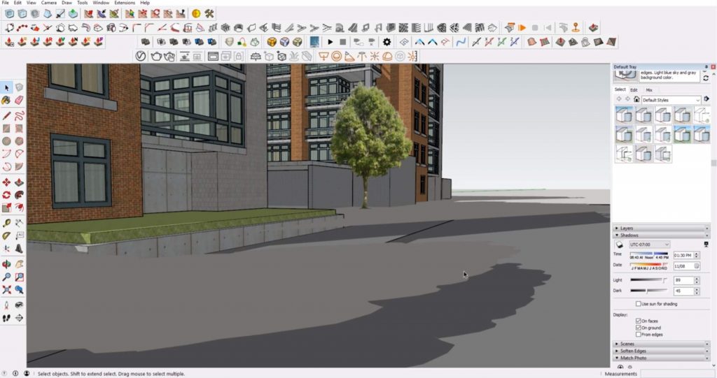 duplicate shadows in Sketchup