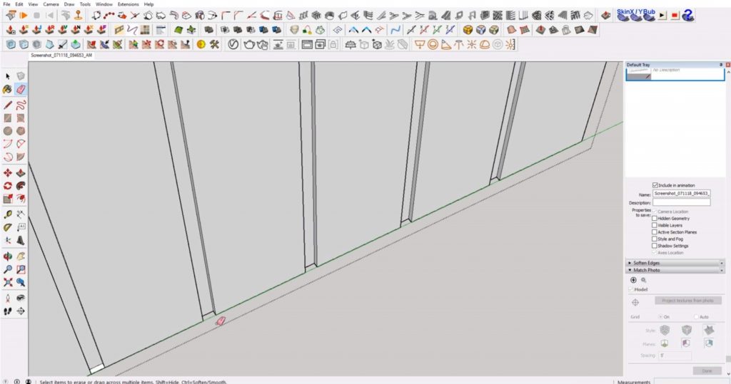 erase faces of IKEA furniture in Sketchup