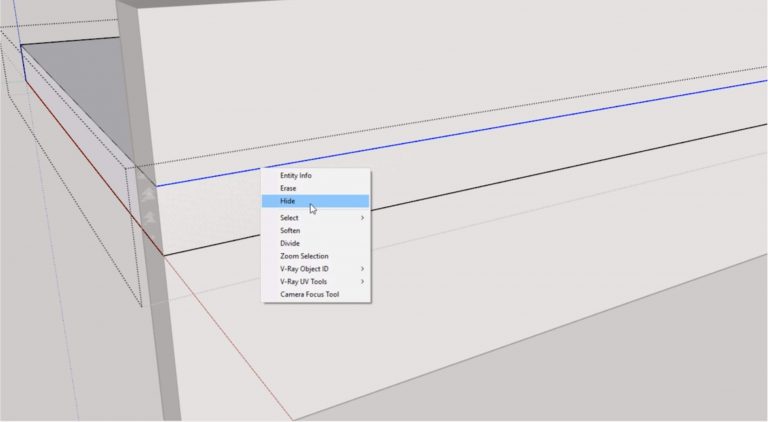 Getting Rid Of Ghosting Lines In Sketchup