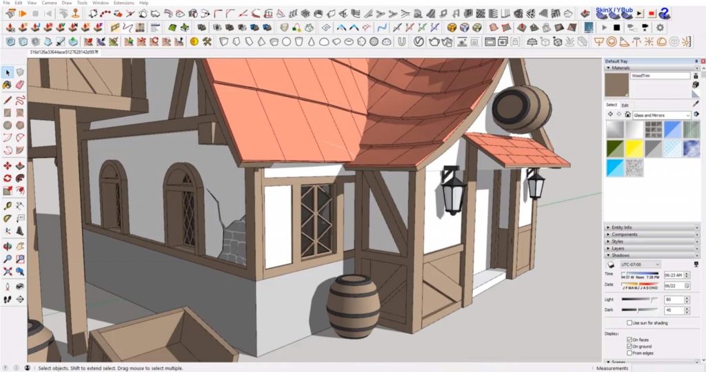 add final details to Sketchup speed model