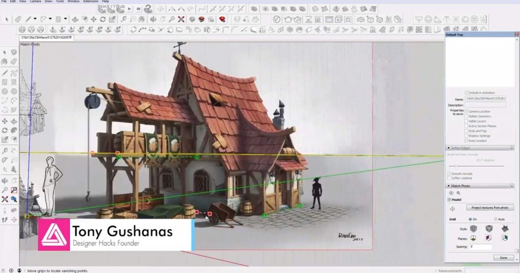 import image to Sketchup speed model