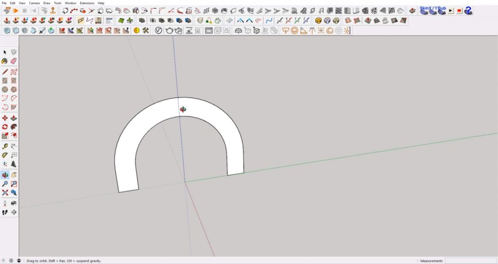 first half of interlocking shapes