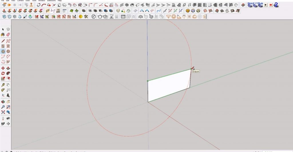 draw circle of interlocking shapes