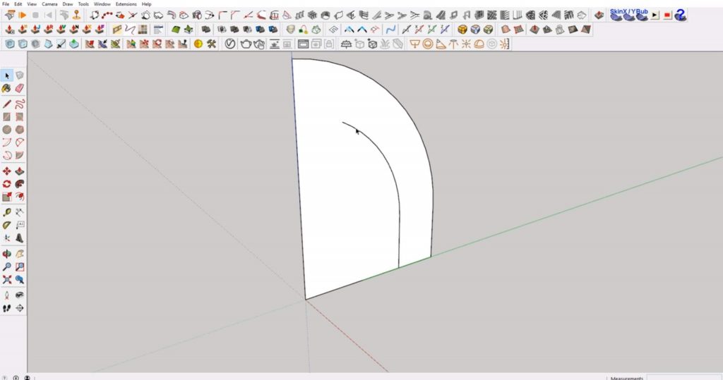 erase excess curve for interlocking shapes