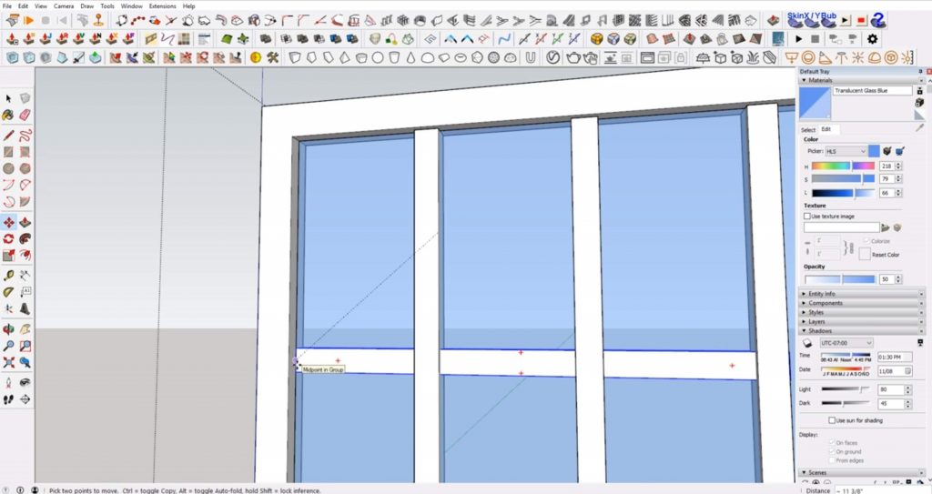 print to scale sketchup windows