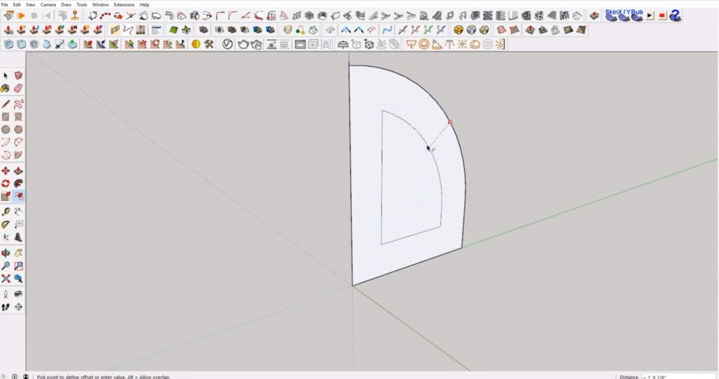 offset interlocking shapes