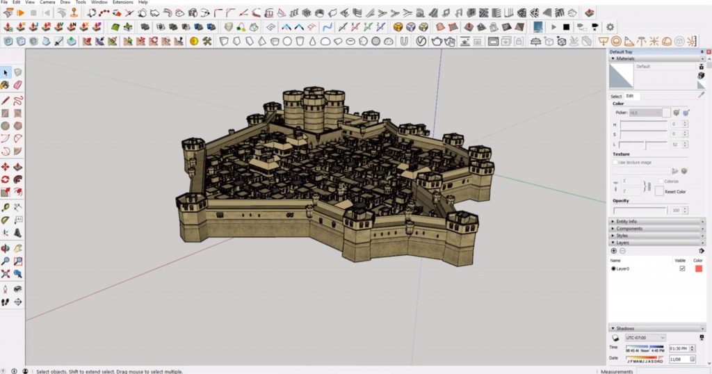 sync Sketchup to Lumion: model in Sketchup